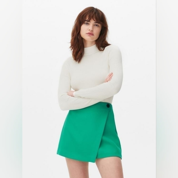 𝅺nwt Primark Ribbed Turtleneck Top - Picture 1 of 7